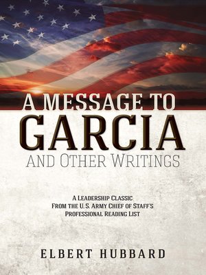 cover image of A Message to Garcia and Other Writings